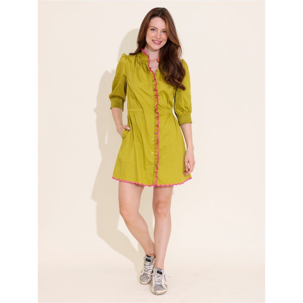 New Alden Adair Audrey Dress in Grass Green XL Holiday Dress